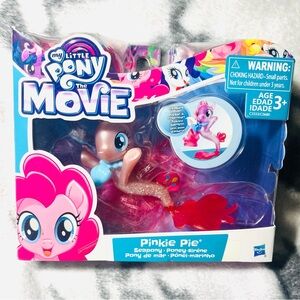 2017 My Little Pony G4 The Movie Pinkie Pie Seapony figure from the Movie - NIB